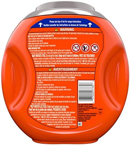 Tide PODS Plus Downy 4 in 1 HE Turbo Laundry Detergent Soap Pods, April Fresh Scent, 61 Count Tub - Packaging May Vary