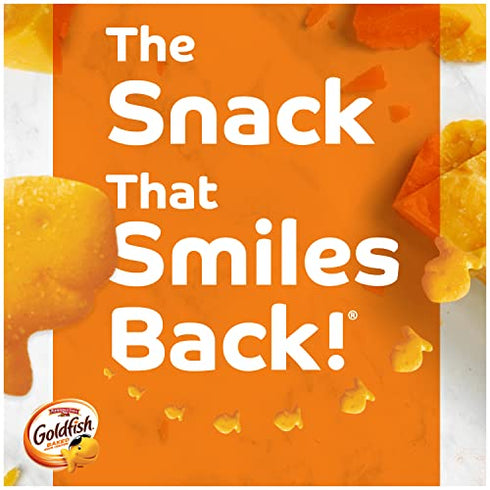 Goldfish Flavor Blasted Crackers, Xtra Cheddar Snack Pack, 0.9 oz, 9-CT Multi-Pack Tray