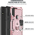HNHYGETE for Moto E Phone Case, Motorola e Case, Shockproof Full Protection Mobile Phone Case, with Kickstand for Moto E (2020) (Rose Gold)