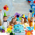 15 Pieces Sea Animal Honeycomb Centerpiece, Ocean Themed Marine Creature Decoration Table Honeycomb Party Supplies for Party Table, Birthday, Baby Shower Blue