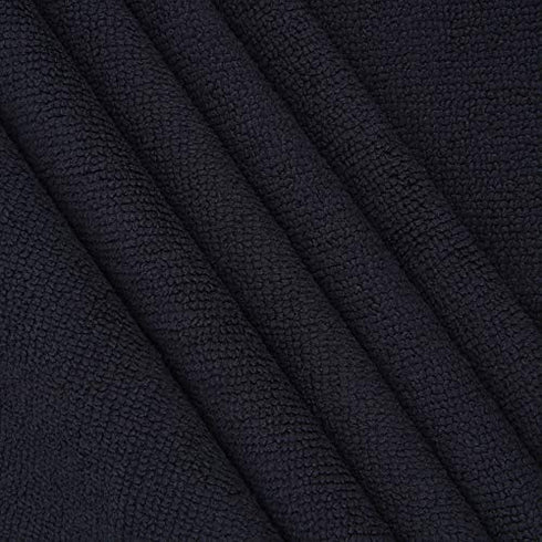 SINLAND Microfiber Dish Cloth for Washing DishesBest Kitchen Washcloth Cleaning Cloths with Poly Scour Side 12Inchx12Inch 5Pack, Black