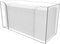 Cq acrylic Paper Towel Dispenser Countertop,Folded Paper Towel Holder,Clear Guest Towel Napkin Holder, Suitable for Z-fold,Multifold Folded Trifold C fold and Trifold Paper Towels,Pack of 1