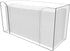 Cq acrylic Paper Towel Dispenser Countertop,Folded Paper Towel Holder,Clear Guest Towel Napkin Holder, Suitable for Z-fold,Multifold Folded Trifold C fold and Trifold Paper Towels,Pack of 1