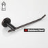 JQK Hand Towel Bar Oil Rubbed Bronze, Stainless Steel Towel Ring for Bathroom, 9 Inch Necklace Holder Wall Mount Right Hand, TR100-ORB