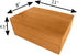 Wood Stash Box with Rolling Tray - Wood Stash Box w/Storage - Rolling Tray Stash Box - Premium Quality Dovetail Design Discrete Wooden Stash Boxes (Natural)