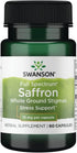 Swanson Full Spectrum Saffron (Whole Ground Stigmas)-Herbal Supplement Promoting Natural Mood Support & Stress Management - Organic Spanish Saffron Supplement-(60 Veggie Capsules, 15mg Each)