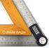 GemRed 82305 Digital Angle Finder Protractor (Stainless steel, 7inch/200mm) (Black Button)