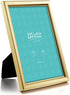 LaVie Home 5x7 Picture Frames (12 Pack, Gold) Simple Designed Photo Frame with High Definition Glass for Wall Mount & Table Top Display, Set of 12 Classic Collection