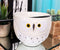 Ebros Whimsical Ceramic White Owl With Spotted Chest Ramen Udong Noodles Bowl and Chopsticks Set for Asian Dining Soup Rice Gourmet Meal As Taste of Asia Collection of Bowls Decor Kitchen