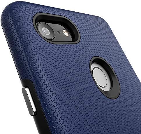 Crave Dual Guard for Google Pixel 3 XL Case, Shockproof Protection Dual Layer Case for Google Pixel 3 XL - Navy