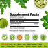 Organic Veda Moringa Capsules – 100% Pure Moringa Supplement Made from Organic Raw Dried Moringa Leaf - Non-GMO Whole Green Super Food Nutrition (300 Count)