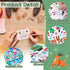 8 Sheet Christmas Stickers for Kids - 3D Self-Adhesive Holiday Stickers with Santa Snowman Xmas Tree Reindeer Hats Design for Gifts Wrapping Scrapbook DIY Crafts Decorations