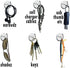 CraZy TACKz 36 Tacks - 2 in 1: Push pin Hook tack - New Invention Hang 100's of Items Interior or Exterior Decor at Home, School, Office, DIY, for Party or Holiday (Clear, 36pc)