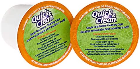 Quick & Clean 6-Pack Cleaning Cups for Keurig Machines - 2.0 Compatible, Stain Remover, Non-Toxic