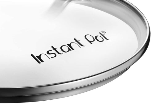 Instant Pot Tempered Glass Lid, 10" Stainless Steel (8 Qt/ 8L model)