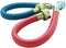 Rubber Washing Machine Y Mixer Hose Connector, Hot and Cold Color Coded, 3/4" Fittings, 1 ft (12") Length