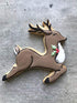LILIAO Christmas Reindeer Cookie Cutter - 3.9 x 4.3 inches - Stainless Steel