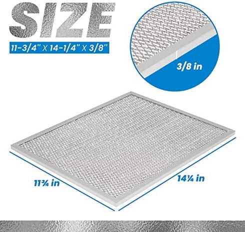 Range Hood Filter - Compatible with NuTone Allure WS1 QS2 and Broan QS1 30" Range Hoods - replace Broan Model BPS1FA30, 99010299 - 2 Pack