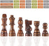 AMEROUS Wooden Chess Pieces Only, 32 Pieses Standard Tournamen Staunton Wood Chessmen - 3.05" King / Storage Bag / Gift Package, Chess Game Pawns for Chessboard, Replacement of Missing Pieces