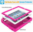 SUPLIK Kids Case for iPad 2/3/4 (9.7 inch, 2011/2012 Release Only), Durable Shockproof Kidproof Protective Handle Stand Cover with Screen Protector for Apple iPad 9.7" 2nd/3rd/4th Generation, Pink