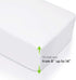 Fitted Sheet- COSMOPLUS Queen Fitted Sheet Only?No Flat Sheet or Pillow Shams?,4 Way Stretch Micro-Knit,Snug Fit,Wrinkle Free,for Standard Mattress and Air Bed Mattress from 8? Up to 14?,White