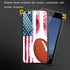 CARLOCA iPhone 6S Case,USA Football and Flag iPhone 6 Cases for Girls Boys,Graphic Design Shockproof Anti-Scratch Hard Back Case for Apple iPhone 6/6S
