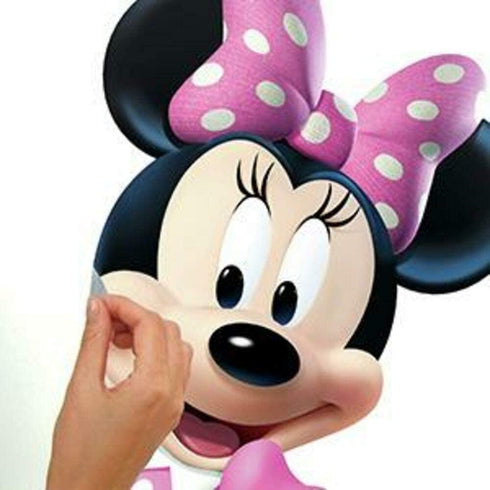 RoomMates RMK2008GM Minnie Bow-Tique Peel and Stick Giant Wall Decal