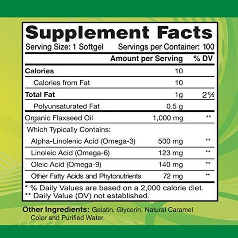 Alfa Vitamins Alfa 3-6-9 1000 Mg Nutrition Supplement, 100 Count
