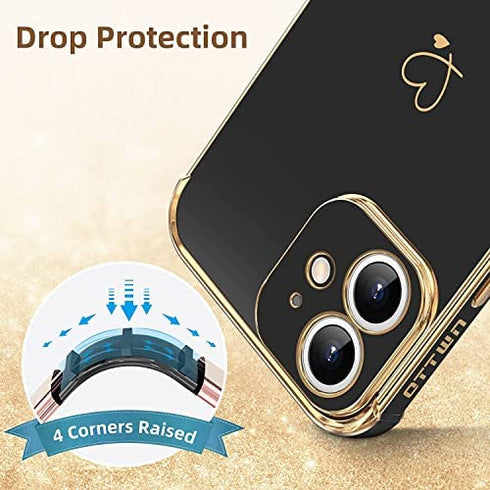 ottwn Compatible with iPhone 11 Case for Women Cute Soft TPU with 4 Corners Shockproof Protection 11 Phone Case Only, Full Camera Protection iPhone 11 Case (6.1 Inch)