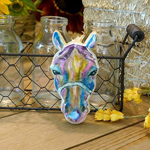 Sweet Cookie Crumbs Farm Animal Cookie Cutter, Stainless Steel (Horse Head)
