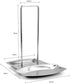 Lid and Spoon Rest,Stainless Steel Kitchen Utensils Holders Pan Pot Cover Lid Rack, Heat-resistant Home Appliance Stand Holder Organizer for Pots Pans Spoons