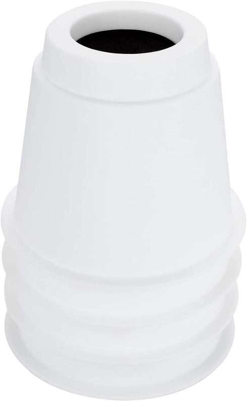 OwnMy 5 Inch Round Circular Bed Risers Bed Lifters Heavy Duty Furniture Risers Lifter for Bed Table Chair Desk Sofa Couch Risers, A Set of 4 (White)