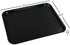 Ramddy Black Serving Trays, Plastic Fast Food Trays, Set of 4