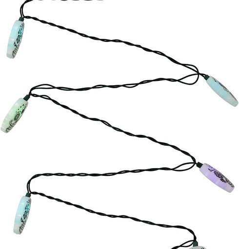 Kurt Adler UL 10-Light LED Sugar Skull Color Changing Light Set