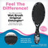 Wet Brush Hair Brush Detangler -Hipster - Exclusive Ultra-soft IntelliFlex Bristles-Glide Through Tangles With Ease For All Hair Types-For Women, Men, Wet And Dry Hair-style may vary