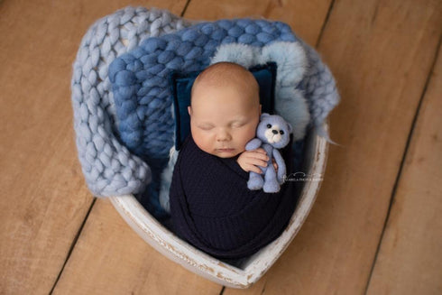 Baby Wrap by Twinkle Nest: Set of 3 Newborn Photography Wraps. Baby Swaddle or Blanket for Newborn Photography Props. Waffle Knit Baby Wraps. Baby Photoshoot Props for Boy or Girl. Baby Gift.