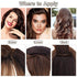 REECHO 4 inch Short Thick Hairpieces Adding Extra Hair Volume Clip in Hair Extensions Hair Topper for Thinning Hair Women 2 pack ColorNatural Black