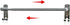 Single Towel Bar for Bathroom, Kitchen, Adjustable Towel Bar 15.2 to 26.5 Inch, Made of Stainless Steel 304, Wall Mounted Towel Holder Bar with Screws Kit, Brushed Texture¦
