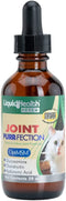 LIQUIDHEALTH 2.3 Oz Liquid Cat Glucosamine Joint Purr-Fection - Hip and Joint Health Relief Support, Chondroitin Feline Droppers -Senior Older Cats, Kittens