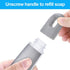 Dish Brush with Soap Dispenser for Dishes Kitchen Sink Pot Pan Scrubbing