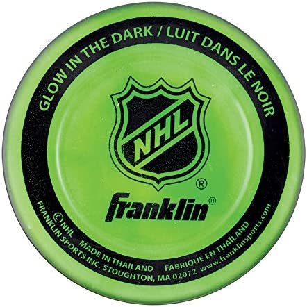 Franklin Sports NHL Street Hockey Pucks - No Bounce Indoor + Outdoor Street + Roller Hockey Puck - Official Size for Games - 3 Pack
