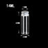 24units 14ml Mini Jars Crafts Glass Bottles with Aluminium Cap Liquid Pill Powder Ornament Bottles Empty Glass Vials Jars (24, 14ml)