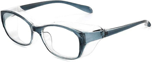 Kepoita Anti Fog Safety Glasses for Women Men, UV Protection Anti Scratch Blue Light Blocking Safety Goggles for School Outdoor Work(Blue)