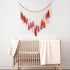 SOONOW Boho Wall Decor Large Macrame Tassel Wall Hanging for Nursery Bedroom Decor