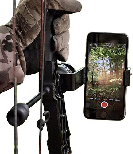 Universal Cell Phone Holder Mount Bow Phone Mount for Smartphone Camera 2 Installation Methods