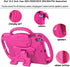 LTROP iPad 10.2 Case, iPad 9th/8th/7th Generation Case for Kids, Shockproof Handle Stand Shoulder Strap Kids Case for iPad 10.2 Inch 2021/2020/2019 (9th/8th/7th Gen), Pink