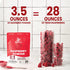 Jungle Powders Raspberry Powder 3.5oz, Powdered Unsweetened Freeze Dried Raspberries, Additive, Filler, and GMO Free Red Superfood Extract for Baking