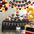 Cartoon Mouse 3rd Birthday Decorations Boys 3 Years Old Birthday Party Supplies with Number 3 Foil Balloons Birthday Banner Garland