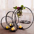 smtyle Christmas Black Candle Holders for Tea Light Haunted Candelabra Prop Set of 4 for Votive Tealight Candles with Metal Ring Shape