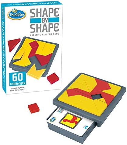 ThinkFun Shape by Shape Creative Pattern Logic Game For Age 8 to Adult - Learn Logical Reasoning Skills Through Fun Gameplay